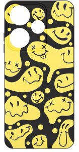 Etui do Xiaomi Redmi 13 4G WZORY |SILIKONOWE MATT CASE + SZKŁO 9H 3