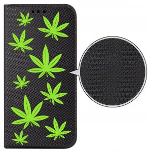 Etui Honor 90 Lite 5G MAGNET WZORY CASE PORTFEL + SZKŁO 9H 3