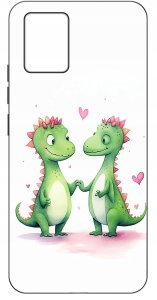 krainaGSM Etui do Motorola Moto E13 WZORY |SILIKONOWE MATT CASE + SZKŁO 9H 3