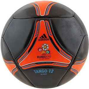 Adidas Piłka nożna Euro 2012 Glider Tango czarna r. 5 (X17278) 1