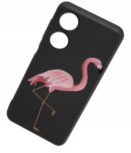 ETUI do Oppo A78 4G CASE WZORY SOFT MATT PLECKI + SZKŁO 9H 3