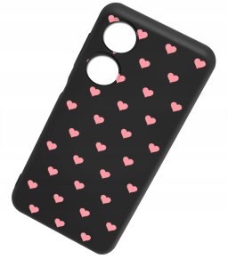 ETUI do Oppo A78 4G CASE WZORY SOFT MATT PLECKI + SZKŁO 9H 3
