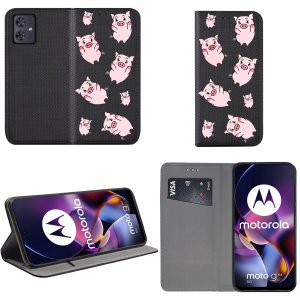 krainaGSM Etui Motorola Moto G54 5G|Power Edition MAGNET WZORY CASE PORTFEL 2