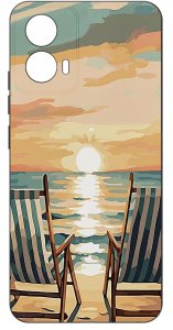 ETUI do Motorola Moto G34 5G WZORY |SILIKONOWE MATT CASE + SZKŁO 9H 3