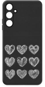 Etui do Samsung Galaxy M35 5G WZORY |SILIKONOWE MATT CASE + SZKŁO 9H 3