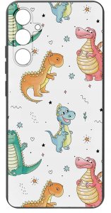 krainaGSM ETUI do Samsung A34 5G WZORY | SILIKONOWE MATT CASE + SZKŁO 9H 8