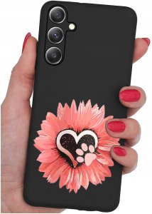 krainaGSM ETUI do Samsung A34 5G WZORY | SILIKONOWE MATT CASE + SZKŁO 9H 7
