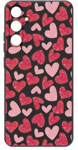 krainaGSM ETUI do Samsung A34 5G WZORY | SILIKONOWE MATT CASE + SZKŁO 9H 8
