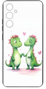 krainaGSM ETUI do Samsung A34 5G WZORY | SILIKONOWE MATT CASE + SZKŁO 9H 3