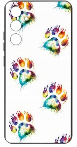 krainaGSM ETUI do Samsung A34 5G WZORY | SILIKONOWE MATT CASE + SZKŁO 9H 3