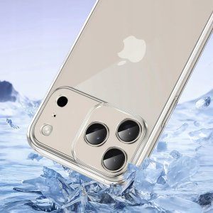 Etui do iPhone 17 Pro Max WZMACNIANE CLEAR CASE 2MM + Szkło 9H 5
