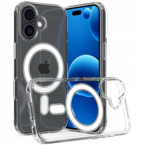 Etui Magnetyczne Przezroczyste do iPhone 17 |do MAGSAFE CASE | + Szkło 9H 2
