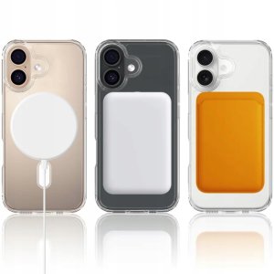 Etui Magnetyczne Przezroczyste do iPhone 17 |do MAGSAFE CASE | + Szkło 9H 6