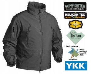 GUNFIGHTER Jacket - Shark Skin Windblocker - Black - XS/Regular 2