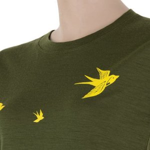 SENSOR MERINO ACTIVE PT tee ss WOM safari swal. L 3