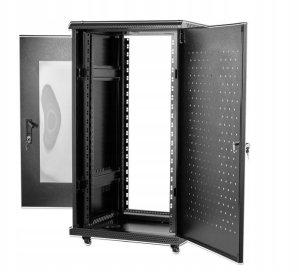 Millenium IR-2022 profesjonalna szafa rack 22U z zamykanymi drzwiami 19'' 5