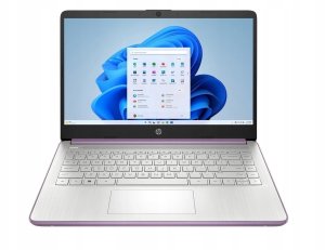 Dotykowy laptop HP 14-dq0804ds / A9ET6UA / Intel N4120 / 4GB / 64GB eMMC / HD / Dotyk / Win 11 / Fioletowy 5