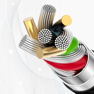 Kabel USB Dudao USB-C - USB-C 1.2 m Czarny (6976625335008) 6