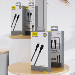 Kabel USB Dudao USB-C - USB-C 1.2 m Czarny (6976625335008) 9