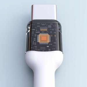 Kabel USB Dudao USB-C - USB-C 2 m Biały (6976625335015) 3