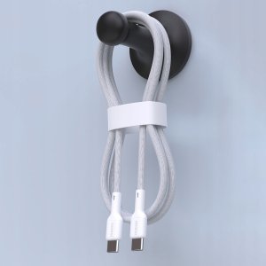 Kabel USB Dudao USB-C - USB-C 1 m Biały (6976625334513) 3