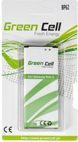 Bateria Green Cell do telefonu Samsung Galaxy Note 4 (BP62) 1