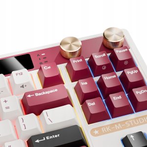 ROYAL KLUDGE RK M87 Famicom Gaming Keyboard Cream switch 5