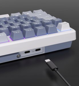 ROYAL KLUDGE RK-M75 Ocean Blue Gaming Keyboard Brown switch 5