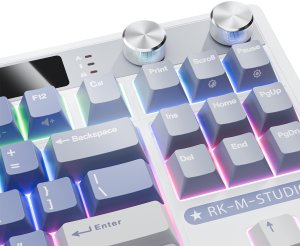 ROYAL KLUDGE RK M87 Ocean Blue Gaming Keyboard Beige switch 2