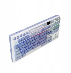 ROYAL KLUDGE RK M87 Ocean Blue Gaming Keyboard Beige switch 4