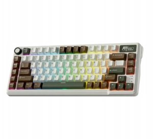 Klawiatura Royal Kludge RK L75 Palm Green Beżowe (RK-L75-PLMGRN-BEGSW-US) 2