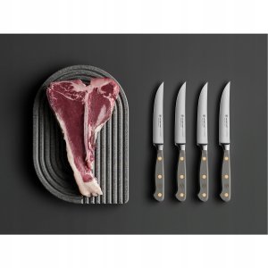 CLASSIC COLOUR Zestaw noży stekowych szary 2