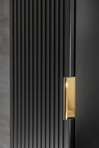 Zestaw meblowy 60cm z blatem, umywalką nablatową Magic, szafkami wysokimi i lustrem LED 8