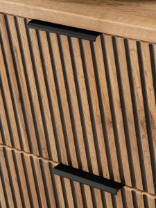 Zestaw meblowy 120cm z blatem, umywalką nablatową Smile, szafką wysoką i lustrem LED 11