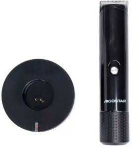 Trymer golarka do włosów zestaw z podstawką 3 ostrzami i grzebieniami 3