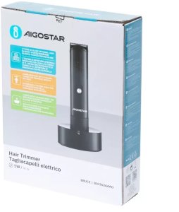 Trymer golarka do włosów zestaw z podstawką 3 ostrzami i grzebieniami 6