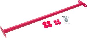 Drążek Metalowy Różowy 90cm Uchwyt do podciągania 4