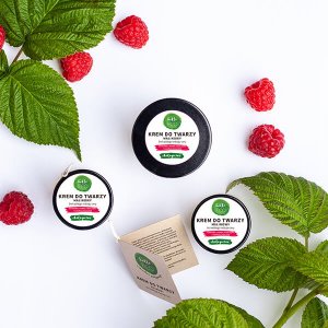 Krem do twarzy, każdy rodzaj cery z ekstraktem z malin, ruszczyku, nawłoci i mocznika HelloEco 50 ml 5