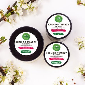 Krem do twarzy, każdy rodzaj cery z ekstraktem z malin, ruszczyku, nawłoci i mocznika HelloEco 50 ml 6