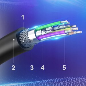 Kabel Vention DisplayPort - HDMI 3m czarny (6922794733350) 7