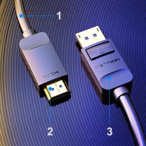 Kabel Vention DisplayPort - HDMI 3m czarny (6922794733350) 8