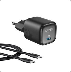 ANKER Charger 30W kompaktes GaN Schnellladeger�t 1x USB-C schwarz 2