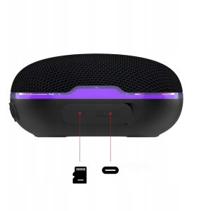 Głośnik Bluetooth Mały Przenośny Bezprzewodowy Boombox z Radiem FM MP3 13W Zenwire BS-07 10