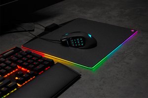CORSAIR SCIMITAR RGB ELITE MOBA/MMO Pelė žaidimams Juodas RGB LED pašvietimas 18000 DPI Optinė (EU) 6