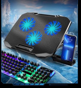 PODSTAWKA PODKŁADKA CHŁODZĄCA POD LAPTOP-A do 16'' 12