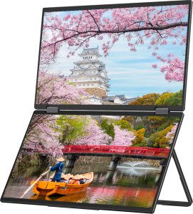 JAPANNEXT 39,6cm JN-DMD-IPS156F Dual-Monitor M-Touch FHD 2