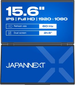 JAPANNEXT 39,6cm JN-DMD-IPS156F Dual-Monitor M-Touch FHD 4