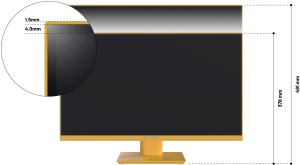 MonitorJapanNextJAPANNEXT 60,5cm JN-I238FHD120F-HSP-YE 16:9 HDMI żółty FHD 2