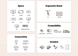 JAPANNEXT 80,0cm JN-V315UHDR 16:9 HDMI/DP UHD 6
