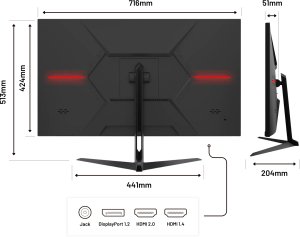 JAPANNEXT 80,0cm JN-IPS315UHDR 16:9 HDMI/DP UHD 4